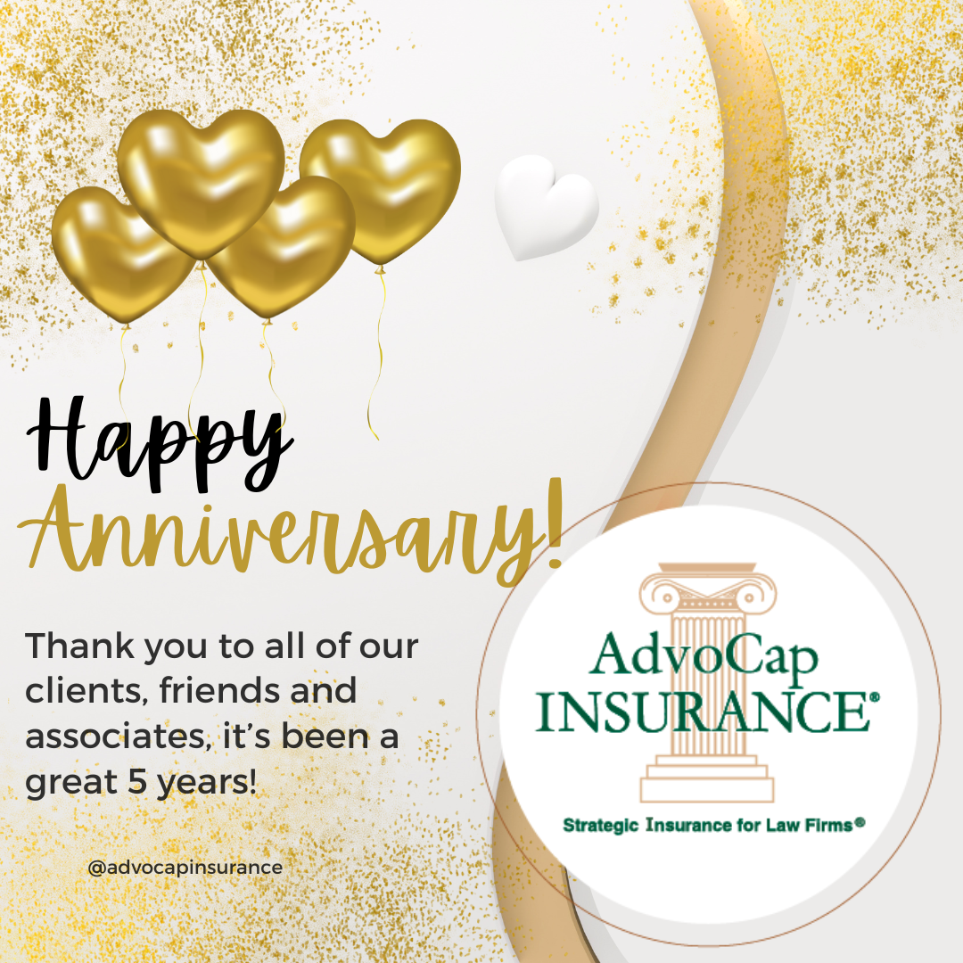Happy Anniversary AdvoCap Happy Anniversary AdvoCap
